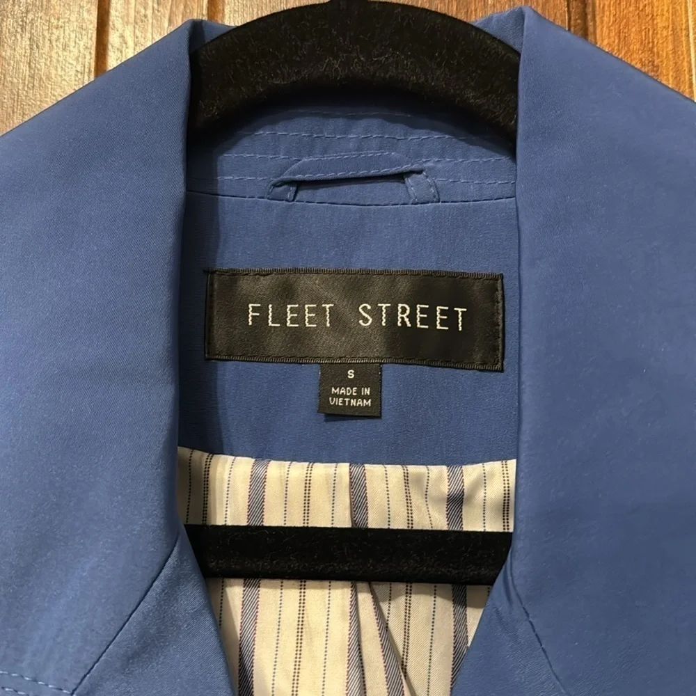 Fleet Street Water Repellent Belted Jacket / Coat Size S  NWT